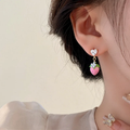 14K-Gold Plated Strawberry Hanging Earring product image