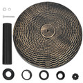 22-Pound Patio Resin Umbrella Base with Wicker Style for Outdoor Use product image