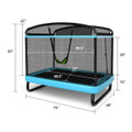 Kids' 6-Foot Trampoline with Swing Safety Fence product image