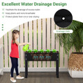 Metal Elevated Planter Box Raised Garden Bed with Legs and Drainage product image