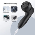Electric Foot Callus Remover Rechargeable Portable Electronic Pedicure Feet Scrubber File Tool For Dead Skin Color Black product image