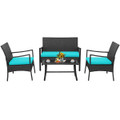 Costway 4-Piece Wicker Patio Furniture Set product image