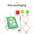 3 in 1 Golf Throwing Game Set for Kids -Golf Game,12 Golf Ball,12 ferrules,6 sandbags,Golf Clubs, Indoor Outdoor Birthday Gifts for Girls Boys product image