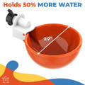 Automatic Chicken Water Cup Set of 5 | Chicken Water Feeder Suitable for Chickens, Duck, Goose, Turkey and Bunny | Poultry Water Feeder Kit product image