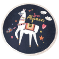 61-Inch Round Vibrant Beach Towel with Fringe (2-Pack) product image