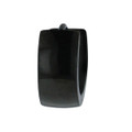 Men's 7mm Polished Black Stainless Steel Hoop Huggie Earring product image