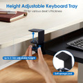 NewHome™ Sliding Under Desk Keyboard Mouse Tray product image