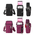 Small Crossbody Wallet Phone Bag with Heart Pull Tab (2-Pack) product image