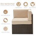 7-Piece Outdoor PE Wicker Rattan Patio Furniture Set product image