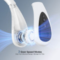 Neck Air Conditioner Portable Neck Fan with Semiconductor Cooling Airflow Fans Portable Rechargeable with 3 Speeds LED Display for Outdoor Travel Indoor product image
