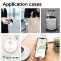 Portable GPS Tracking, Smart Anti Loss Device, GPS Smart Finders Tracker Device for Kids Pets White product image