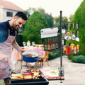 5-in-1 Outdoor BBQ Accessories Caddy Storage Rack product image