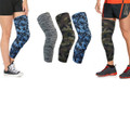 Leg Compression Sleeve with Padded Knee Support  product image