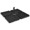 4-Piece 4.3-Gallon Cantilever Offset Patio Umbrella Base with Easy-Fill Spouts product image