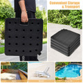 4-Piece 4.3-Gallon Cantilever Offset Patio Umbrella Base with Easy-Fill Spouts product image