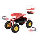 Rolling Garden Cart with Heavy Duty Tool Tray product image