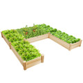 U-Shaped Wooden Garden Raised Bed for Backyard and Patio product image