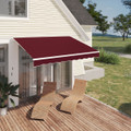 Manual Retractable Sun Shade Awning with Manual Crank product image