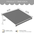 Manual Retractable Sun Shade Awning with Manual Crank product image