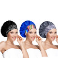 Women's Silky Satin Head Scarf Hair Wrap (3-Pack) product image