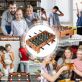 Costway Mini Foosball Table 27" Soccer Game Table with 2 Football product image