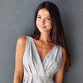 Round Lab Created Diamond Solitaire Necklace product image