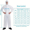Disposable Hazmat Suit - Full Body Protection Coverall (5-Pack) product image