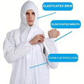 Disposable Hazmat Suit - Full Body Protection Coverall (5-Pack) product image