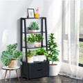 Costway 4-Tier Modern Wood Bookshelf (2-Piece) product image