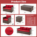Outdoor Rattan 7-Piece Conversation Set product image