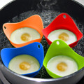 Silicone Egg Poaching Cups Set with Stainless Steel Egg Slicer (7-Pack) product image