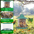 LakeForest® 6-Port Hanging Bird Feeder with Drainage Holes product image