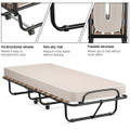75 x 31.5-Inch Folding Guest Bed with Memory Foam Mattress product image
