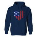 Women's Patriotic 'USA Love' Pullover Hoodie product image