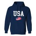 Women's Patriotic 'USA Love' Pullover Hoodie product image