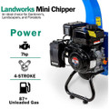 Landworks Mini Wood Chipper and Shredder product image