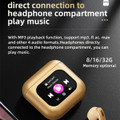 Smart Touch Screen Bluetooth Earphone APP Message Reminder Dialing Video Switching Incoming Call Answering with LED Display(Black) product image
