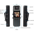 Wearable Body Camera with Audio and Video, 1080P Mini Body Cameras with Infrared Night Vision,Camera Pocket Camcorder for Riding, Meetings product image