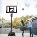 Portable 8 to 10-Foot 5-Level Adjustable Basketball Hoop product image
