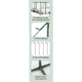 Walk-in Greenhouse with 4 Tiers & PVC Cover Roll-up Zippered Door product image