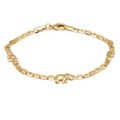 18K Gold Plated 10-Inch Elephant Charm Anklet product image