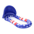 70-Inch Inflatable Pool Float Lounger with Canopy product image