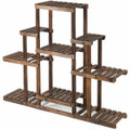 Goplus 6-Tier Flower Wood Plant Stand Display Rack product image
