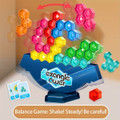 Hexagonal Diamond Balance Tower Puzzle Game For Kids, Desktop Toy With Cube Jigsaw, Parent-Child Interactive Logic Thinking Training Toy For Boys & Girls , Random Parts Color product image