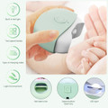 LED Light Automatic Electric Nail Clippers with Nail Debris Storage, USB Rechargeable Safety Nail Trimmer, Electric Nail File,Green product image