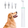 Electric Dog Toothbrush Tartar Cleaner Calculus Plaque Pet Teeth Cleaner with 4 Brush Heads for Puppy Dog Cat Cleaning product image