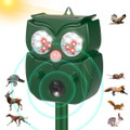 Ultrasonic Pest Repeller Outdoor,Solar Animal Repeller with Motion Sensor,Cat Deterrent,Waterproof to Repel Dogs,Raccoons,Foxes,Rabbits product image