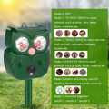 Ultrasonic Pest Repeller Outdoor,Solar Animal Repeller with Motion Sensor,Cat Deterrent,Waterproof to Repel Dogs,Raccoons,Foxes,Rabbits product image