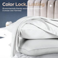 1Pcs 100% Pure Mulberry Silk Pillowcase for Hair and Skin, Allergen Resistant Dual Sides, 600 Thread Count Silk Bed Pillow Cases with Hidden Zipper, Standard Size,51 x 66 cm, White product image