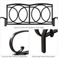 Outdoor Glider Rocker Loveseat Patio Bench  with Cushions product image